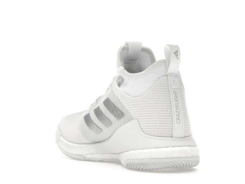 adidas Crazyflight Mid Cloud White Silver Metallic Grey (Women's)