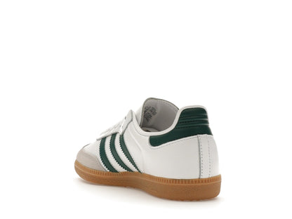 adidas Samba OG White Collegiate Green Gum (Kids)