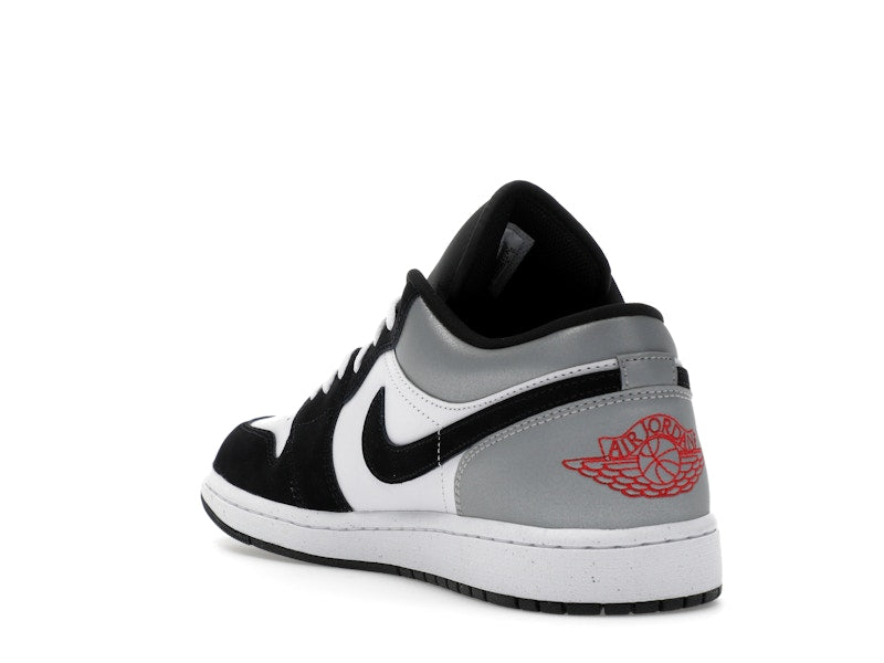 Jordan 1 Low SE White Fire Red Black Matte Silver