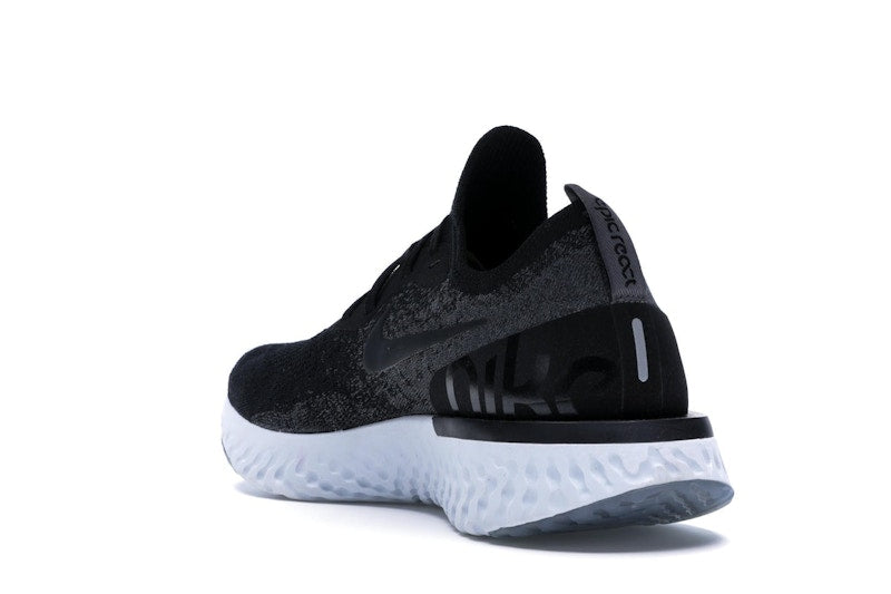 Nike Epic React Flyknit Black Dark Grey