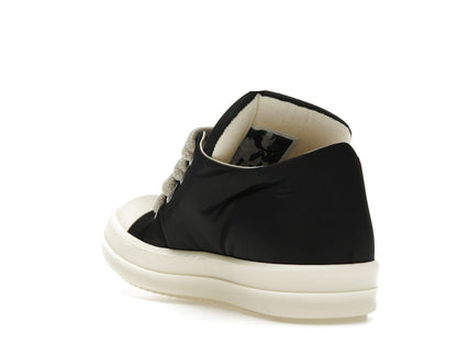 Rick Owens Jumbo Lace Recycled Puffer Low Black MilK