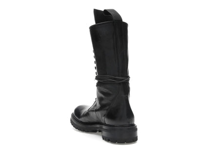 Rick Owens Army Laced Boot Black