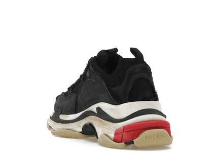 Balenciaga Triple S DIY Black Red White