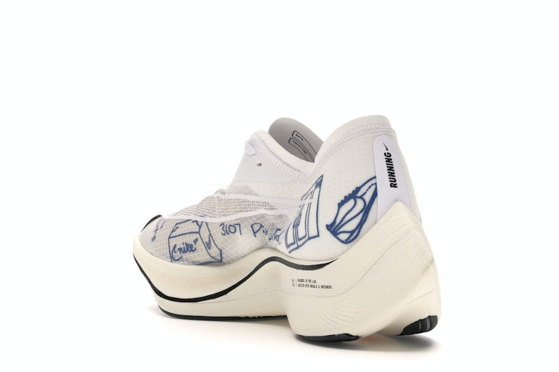 Nike ZoomX Vaporfly Next% Blue Ribbon Sports White