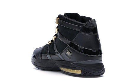 Nike LeBron Zoom 3 Black Metallic Gold