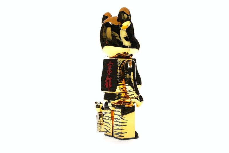Bearbrick x Tyga x Hajime Sorayama 100% & 400% Set Gold