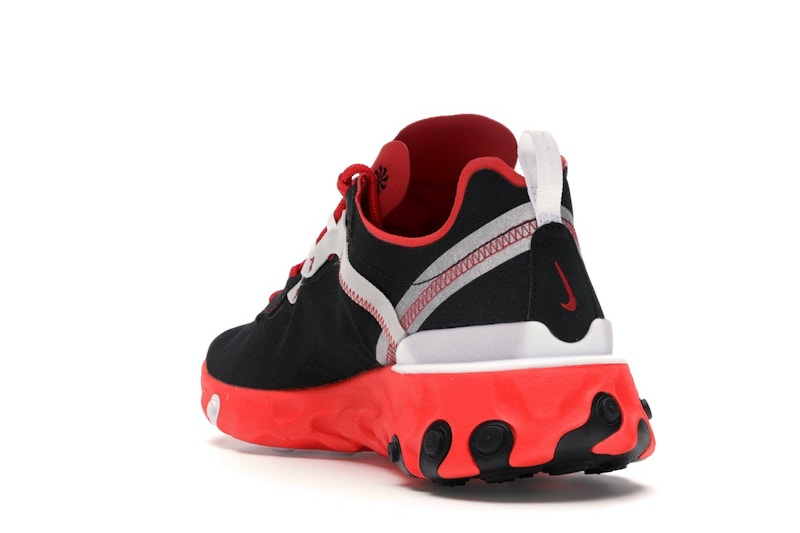 Nike React Element 55 Black White Red Orbit