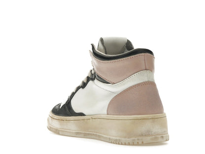 Autry Medalist Leather Mid Super Vintage White Pink Black (Women's)