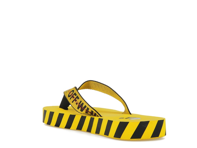 OFF-WHITE Industrial Flip Flops Yellow SS21