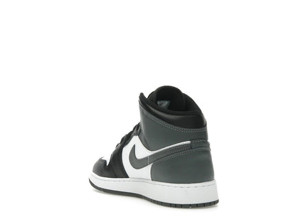 Jordan 1 Mid Black White Iron Grey (GS)
