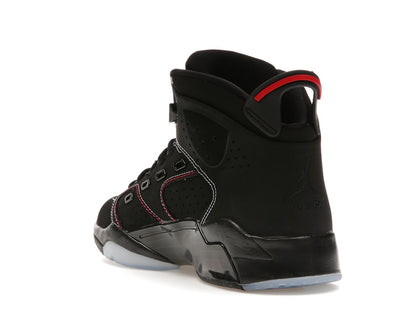 Jordan 6-17-23 Black White Red Contrast Stitching