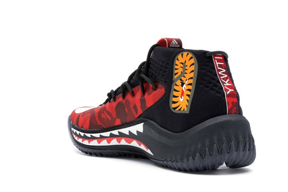 adidas Dame 4 A Bathing Ape Red