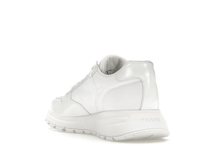 Prada PRAX 01 Sneakers Re-Nylon Brushed Leather White White