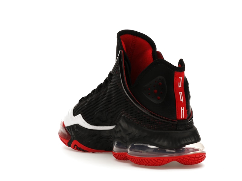 Nike LeBron 19 Low Black White University Red