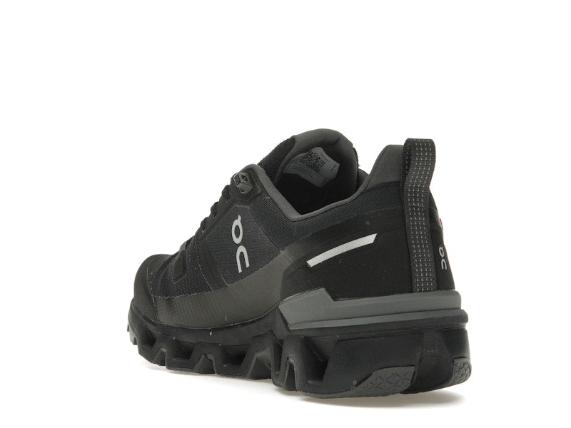 On Running Cloudwander Waterproof Black Eclipse
