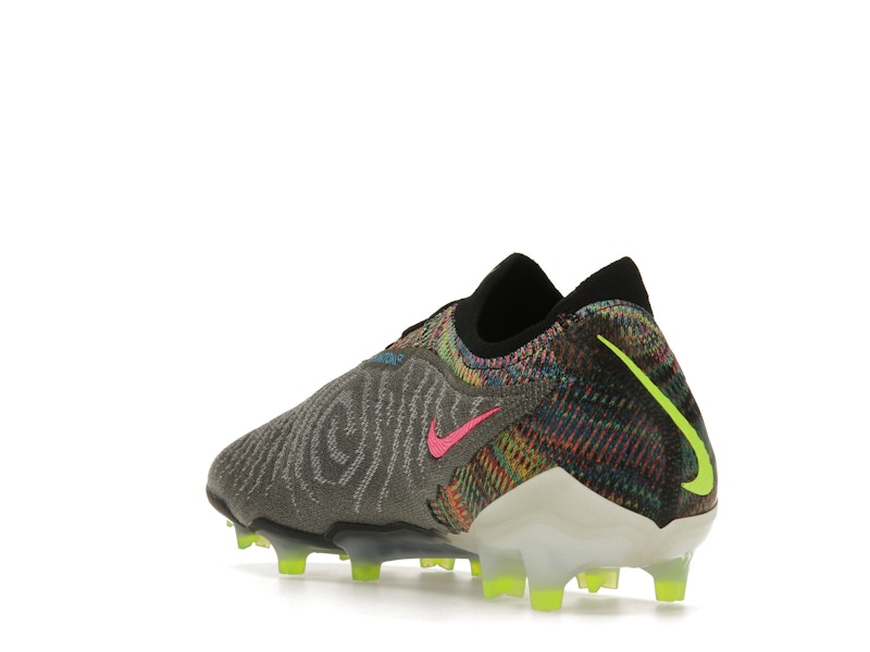 Nike Gripknit Phantom GX Elite Fusion FG Black White Blue Glow Volt
