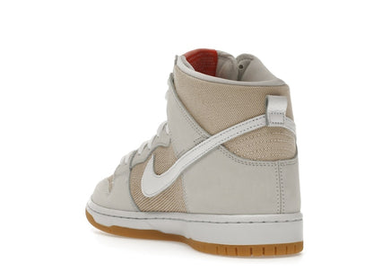 Nike SB Dunk High Pro ISO Orange Label Unbleached Natural