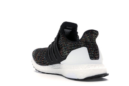 adidas Ultra Boost 4.0 Black Multi-Color White Heel Cage