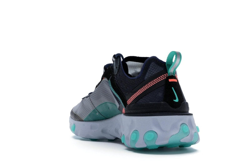 Nike React Element 87 Black Neptune Green