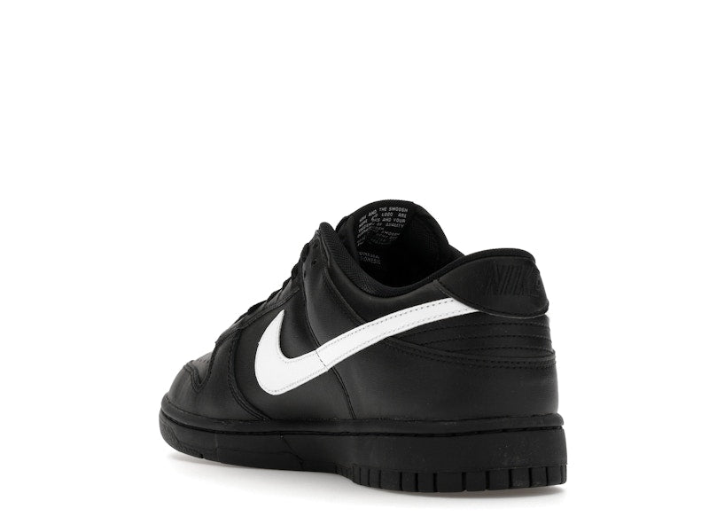 Nike Dunk Low Black White Swoosh