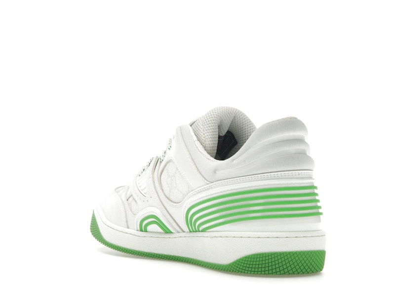 Gucci Basket Low White Demetra Green
