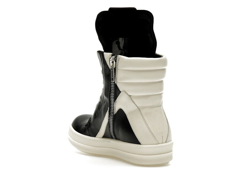 Rick Owens Strobe Geobasket High Black Milk