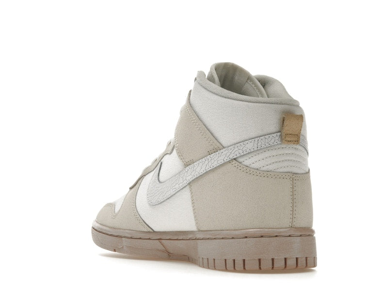 Nike Dunk High Retro PRM Cracked Leather Swoosh