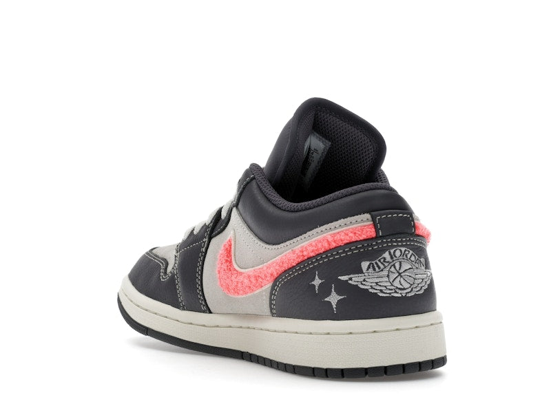 Jordan 1 Low Light Graphite Hot Punch (Women's)