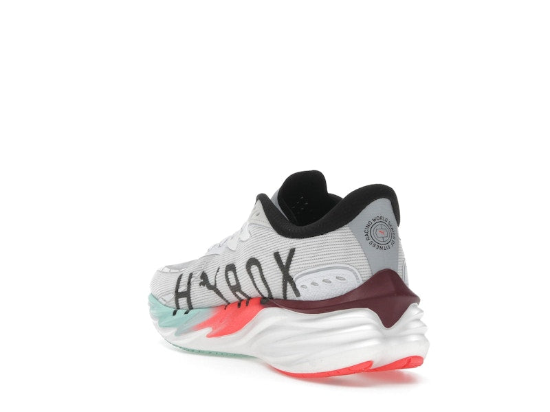 Puma Velocity Nitro 4 Hyrox White Mint Melt Glowing Red (Women's)