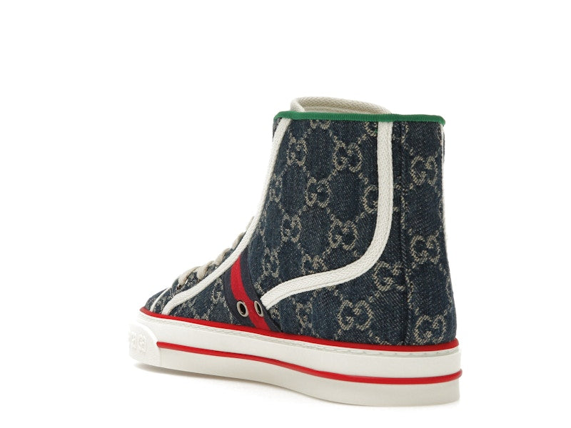 Gucci Tennis 1977 High Top Denim GG Print (Women's)