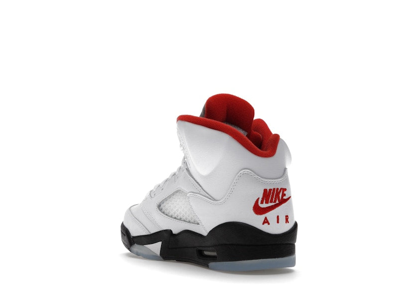 Jordan 5 Retro Fire Red Silver Tongue (2020) (GS)