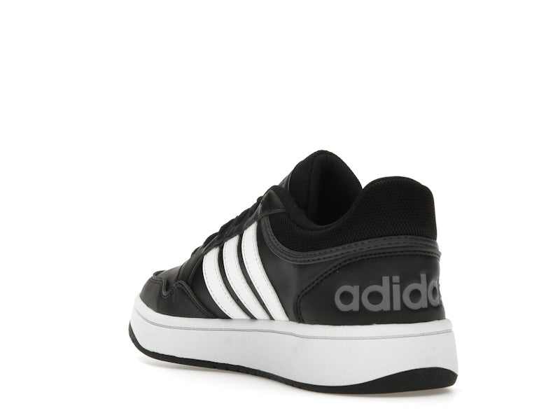 adidas Hoops 3.0 Low Black White Stripes