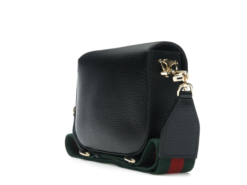Gucci x adidas Horsebit 1955 Shoulder Bag Black/White