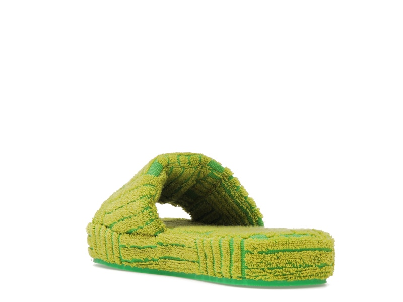 Bottega Veneta Resort Geometric Sandal Parakeet Kiwi