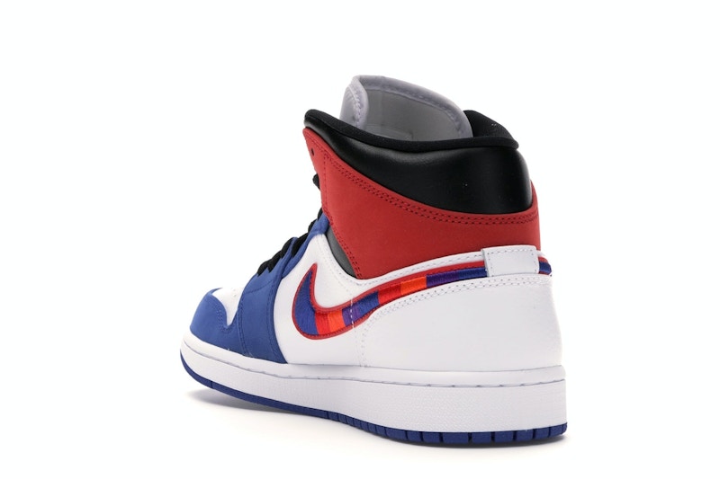 Jordan 1 Mid Multi-Color Swoosh