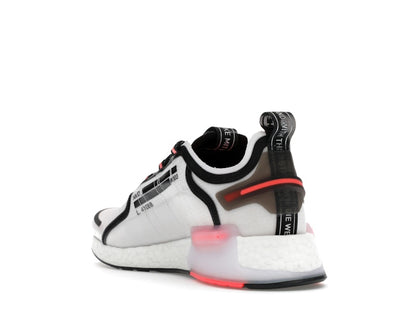 adidas NMD R1 V3 White Matte Silver Crimson