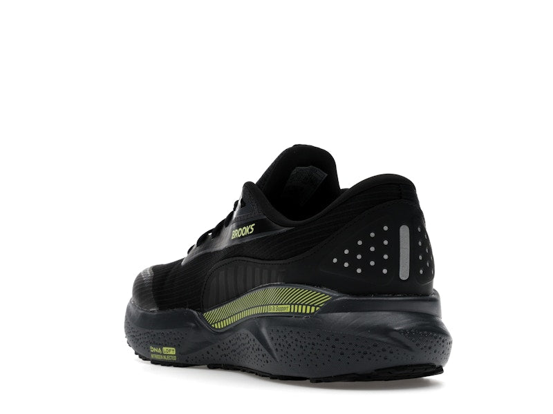 Brooks Adrenaline GTS 24 Weatherized Black Ebony New Yellow