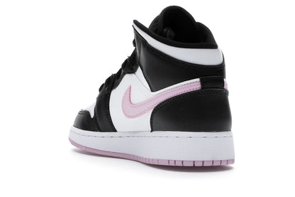 Jordan 1 Mid White Black Light Arctic Pink (GS)
