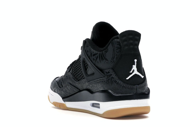 Jordan 4 Retro Laser Black Gum (GS)