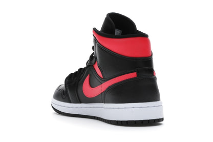 Jordan 1 Mid Black Siren Red (Women's)