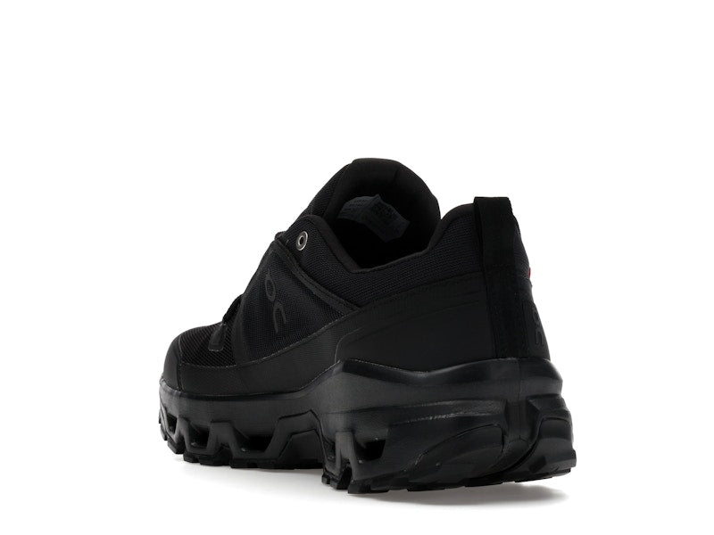 On Running Cloudrock Low Waterproof All Black
