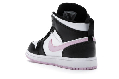 Jordan 1 Mid White Black Light Arctic Pink (PS)