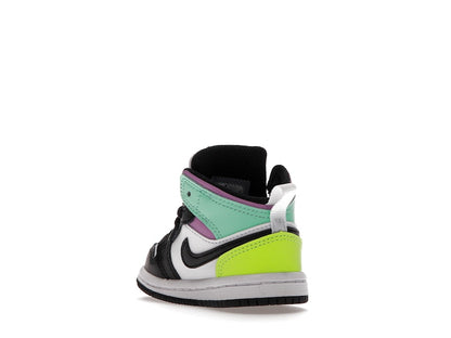 Jordan 1 Mid Pastel Black Toe (TD)