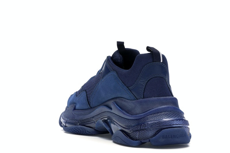 Balenciaga Triple S Clear Sole Navy