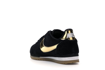 Nike Classic Cortez Black Metallic Gold Gum (Women's)