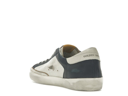 Golden Goose Super Star White Dark Blue Gun Metal