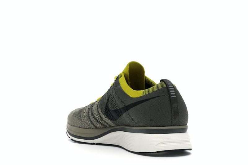 Nike Flyknit Trainer Cargo Khaki Bright Citron
