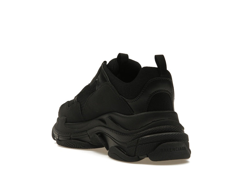 Balenciaga Triple S Black White Laces