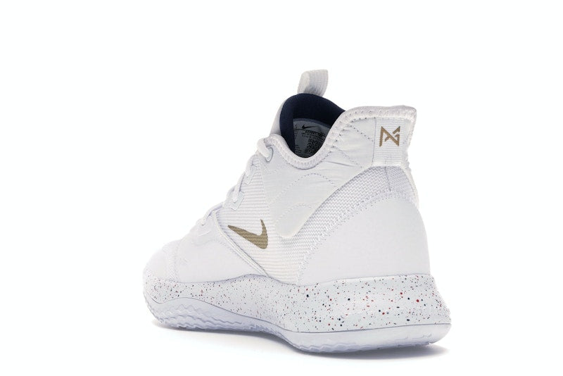 Nike PG 3 White Gold Navy