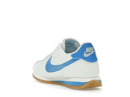 Nike Cortez Leather Sail Gum Yellow Light Photo Blue